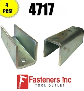 (#4717) (P1377) 1 5/8" 4 Hole Splice Clevis Coupler for Unistrut Channel QTY 4 - Picture 1 of 4
