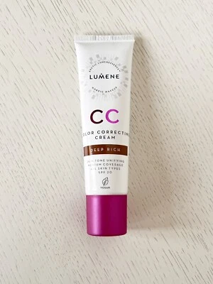 Lumene CC Color Correcting Cream SPF20 Deep Rich BRAND NEW RRP £19.90 - Image 1 of 3