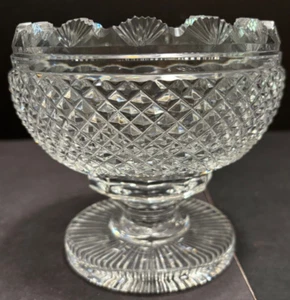 Waterford Rosenschale mit Fuß 5" Master Cutter Muster signiert - Bild 1 von 14