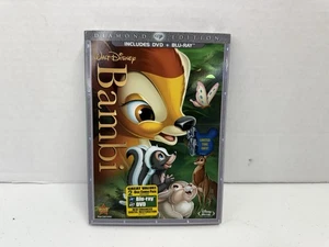 NEW!! Bambi: Diamond Edition Blu-Ray/DVD Combo (2011) - SEALED! W- Slipcover ! - Picture 1 of 4