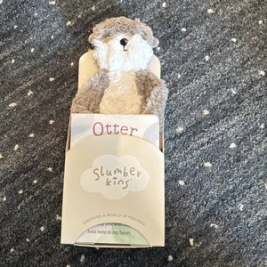 Brand New In Box Slumberkins Otter Kin With Card Rose Color - Picture 1 of 5