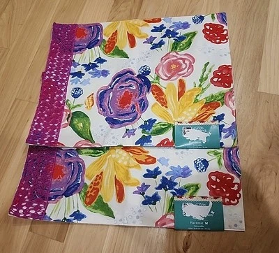 (2) The Pioneer Woman Celia Lace Floral Reversible Spring Placemat New  - Image 1 of 4