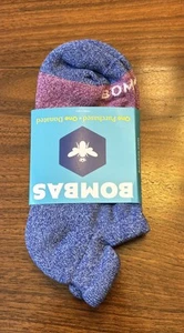 Bombas Women's Tri-Block Marl Mixed Colors Ankle Sock Size Medium. NWT. - Picture 1 of 3