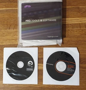 AVID Pro Tools 8 Official Software DVD Wallet + M-AUDIO Live lite 6 &Keyboard co - Picture 1 of 7