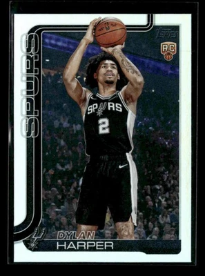 Dylan Harper RC 2025-26 Topps Flagship Basketball Rainbow Foilboard #202 [xlz - Image 1 of 2