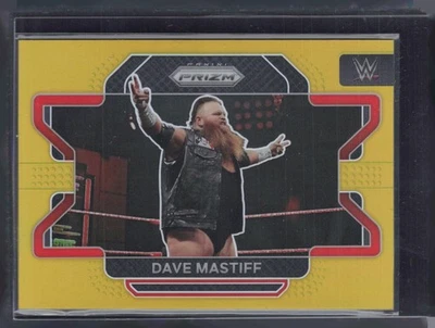 2022 Panini Prizm WWE Gold Horizontal #21 Dave Mastiff 4/10 - Image 1 of 2