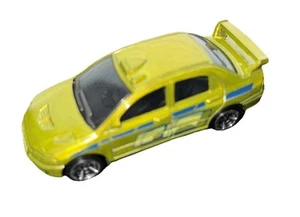 HOT WHEELS MITSUBISHI LANCER EVO VII EVOLUTION GOLD YELLOW LOOSE FAST & FURIOUS - Picture 1 of 7