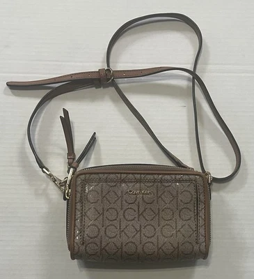 Womens Calvin Klein Logo Crossbody Bag Purse - Image 1 of 4