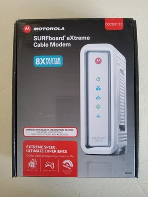 New Motorola Surfboard Extreme Cable Modem SB6141 DOCSIS 3.0 - NEW in Box! - Image 1 of 4
