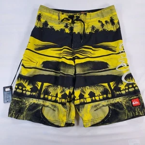Quicksilver Cypher Swim Trunks Shorts Mens 34 Bottle Opener Fits 34x12 Hook Loop - Picture 1 of 15