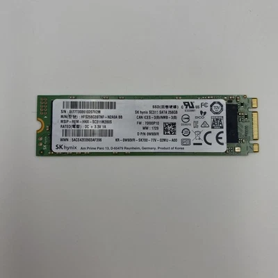 DELL 256GB 6G MLC SATA M.2 SSD 0W90VR W90VR - Image 1 of 4