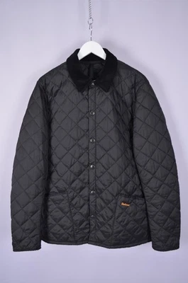 Mens Barbour Liddesdale Heritage Quilted Black Jacket Size L Designer - Image 1 of 4