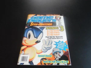 Game Players Magazine Saga Nintendo February 1994 With Poster Speed Racer Sonic - Picture 1 of 4