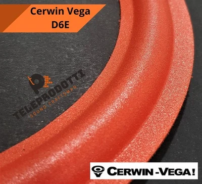 TELEPRODOTTI CERWIN VEGA D6E Sospensione di ricambio per woofer 12" in foam rosso bordo D6 E