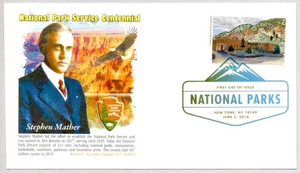 #5080k BANDELIER NATIONAL MONUMENT NEW MEXICO STAMP, COLOR CANCEL FDC - Picture 1 of 1