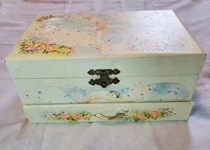 Vintage Lillian Vernon Ballerina Dancer Jewelry Music Box Works - Picture 1 of 12