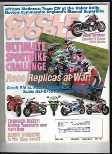 Cycle World Magazine May 1996- Kawasaki Vulcan 1500, Honda CBR900RR - Imagen 1 de 2