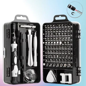 Set Cacciaviti Elettronica di Precisione 115 in 1 Strumento Riparazione Telefono Portatile Magnetico - Foto 1 di 12