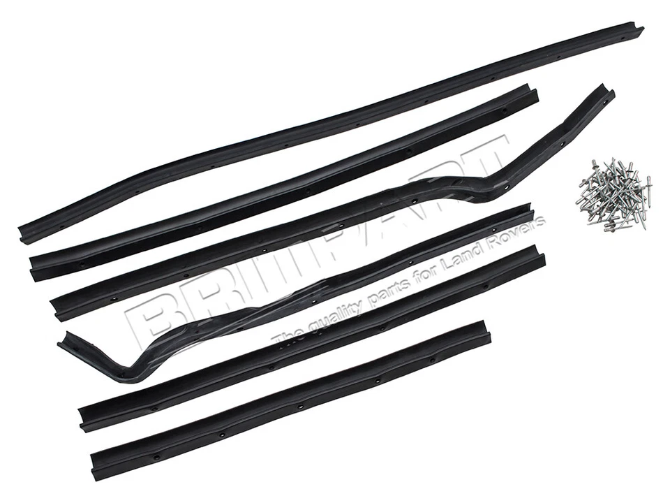 Nuevo Kit Sello Puerta Delantera LH Land Rover Serie 2/2a/3 6 Piezas y Remaches DA1495 Foto 1 de 2