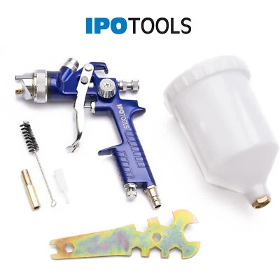 IPO-TOOLS H-827P HVLP Lackierpistole Spritzpistole Spraypistole mit Rostfrei Düse 1,4mm