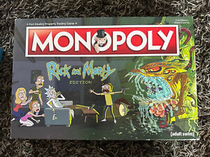 Monopoly Rick and Morty Edition Board Game - Fully Complete