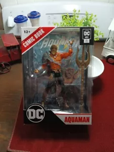 McFarlane DC Multiverse AQUAMAN w/ AQUAMAN COMIC Page Punchers 7" Action Figure - Picture 1 of 8