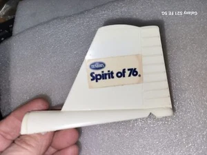 NOS Testors Tether Cosmic Wind Spirit of 76 Tail Rudder #1 - Picture 1 of 4