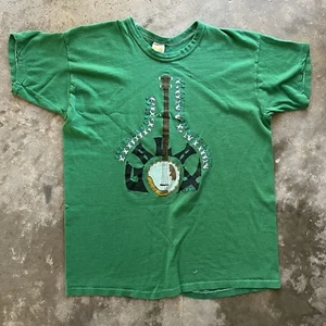 Vintage 70s Russell Athletic Mills Americana Fiddler GALAX Folk Festival T-Shirt - Bild 1 von 12