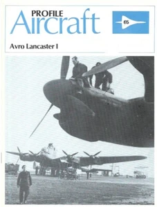 Avión bombardero británico Avro Lancaster I #65 de perfil de la Segunda Guerra Mundial - Imagen 1 de 4