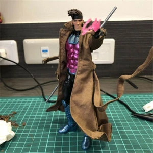 Giacca a vento 1/12 Gambit trench cappotto vestiti per accessori action figure 6 pollici ML - Foto 1 di 7