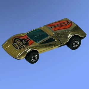 Vintage 1969 Hot Wheels Buzz Off The Gold One Blackwall 1:64 pressofuso Hong Kong - Foto 1 di 21