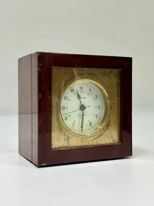 Vintage Observer Quartz Chronometer – Maritime Deco Wooden Clock Made in Germany - Picture 1 of 10