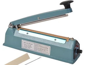 Impulse Heat Sealer 300mm 12" | Metal or Plastic Bodied Heat Sealer Packaging - Picture 1 of 5