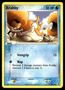 Krabby #66/112 FireRed & LeafGreen Pokemon Near Mint or Better - Picture 1 of 2