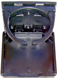 AMERICAN TECHNOLOGY CH-00100-BLK-1 THE MUGGER BLACK FOLDING CUP HOLDER FREE SHIP - Bild 1 von 3