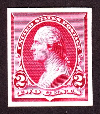 US 220P4 2c Washington Proof on Card VF 80 w/ PSE Cert SCV $275 - Image 1 of 3