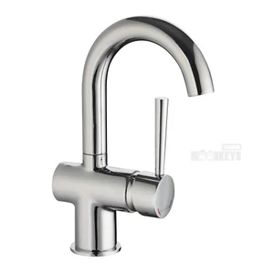 Waschtischarmatur für Aufsatzwaschbecken Wasserhahn Bad Badarmatur Waschschale - Bild 1 von 14