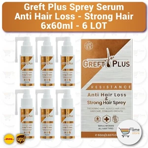 Greft Plus Anti Hair Loss Spray Serum for Strong Hair 6x60ml - Picture 1 of 3