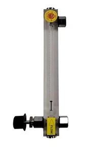 Air Rotameter Acrylic Body With Regulator, Connection SS Material Size: 1/4" BSP - Picture 1 of 19