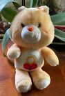 Peluche parlant vintage 1985 Kenner Care Bears Secret Bear 13 pouces corde de traction - fonctionne