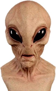 Alien mask, latex full head realistic mask, Halloween horror mask, scary props - Picture 1 of 44