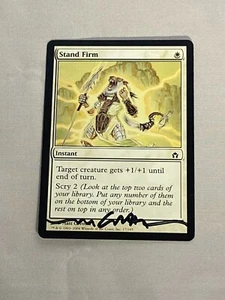 MTG Stand Firm Artist Proof and Signature Signed Cavotta - Picture 1 of 2