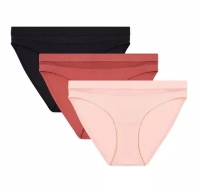 Bikini Panties Underwear with Mesh XS Womens 3 pack No Boundaries - Image 1 of 4