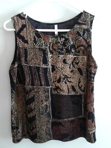  Top de ciervo Classie blanco para dama talla pequeña dorado/negro y tostado. Hecho en México - Imagen 1 de 4