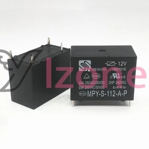 Relé de alimentación 10 piezas MEISHUO MPY-S-112-A-P 12VDC 4 pines~ - Imagen 1 de 1