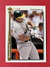 HR1 Jose Canseco Oakland A’s￼ 1992 upper deck Baseball Card