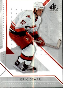 2006-07 SP Authentic Hockey #82 Eric Staal