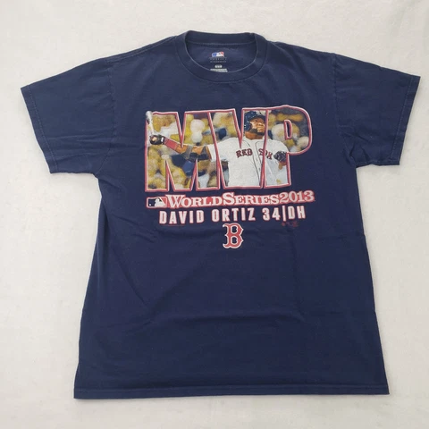 MLB Boston Red Sox David Ortiz 2013 World Series MVP TShirt Size Medium Cover
