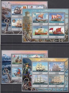PK25922/ GABON – SAILING SHIPS – 2017 MINT MNH BLOCKS - RARE - Picture 1 of 1