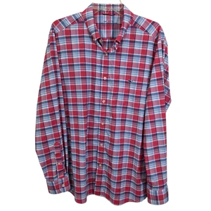 Vineyard Vines Men's On the Go OTG Performance Button Down Shirt Plaid Large - Picture 1 of 9
